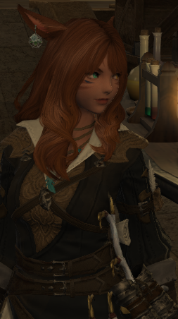 C'zahli in the Alchemist's Guild of Ul'dah