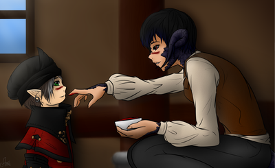 Qara and Zan red paint.png