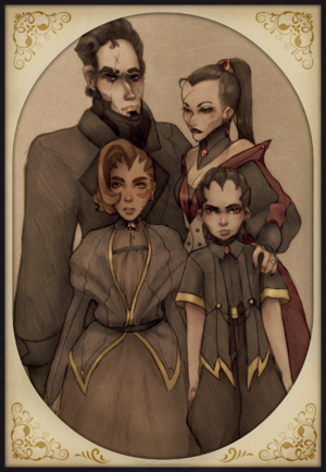 Serylda and her adoptive family